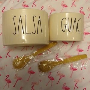 Rae Dunn Guac and Salsa bowls